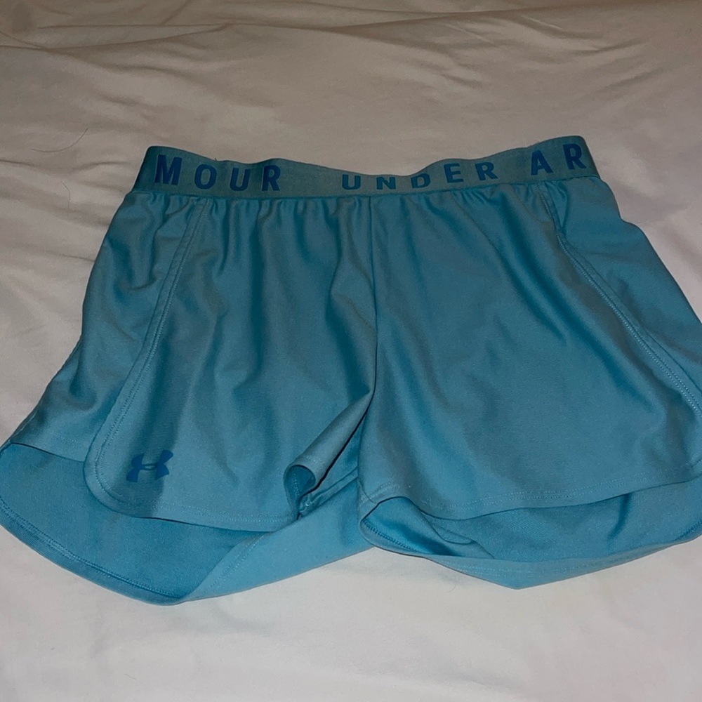 Light Blue under armour shorts